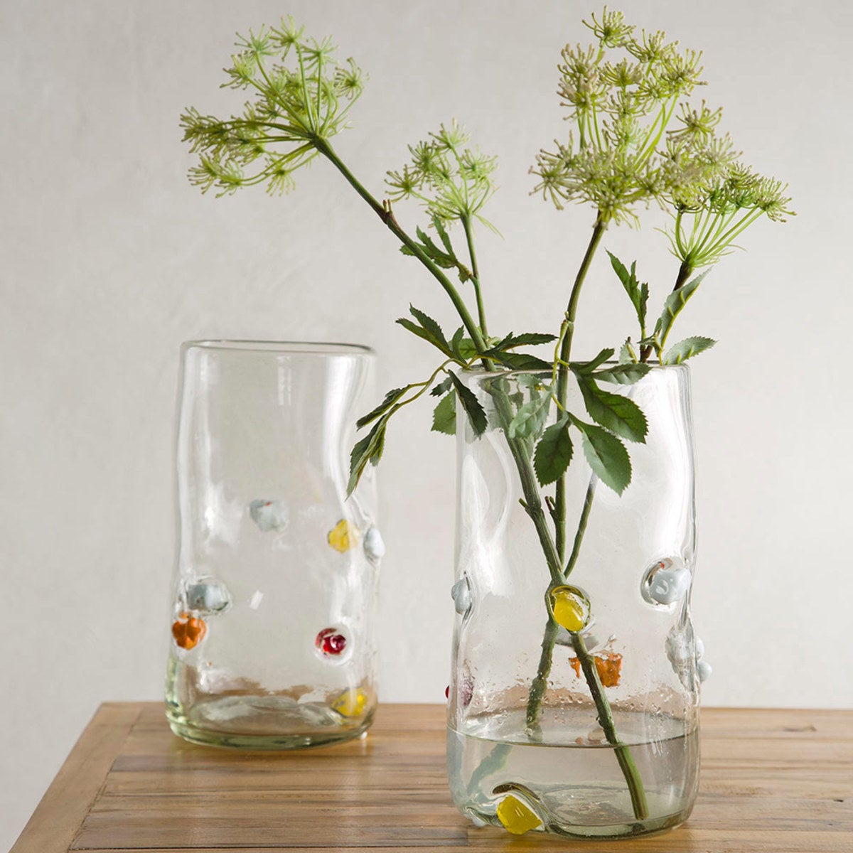 Bright Spot Recycled Glass Vases