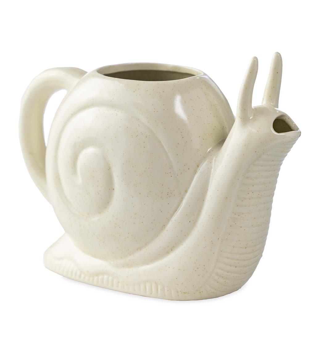 Ceramic Snail Watering Can