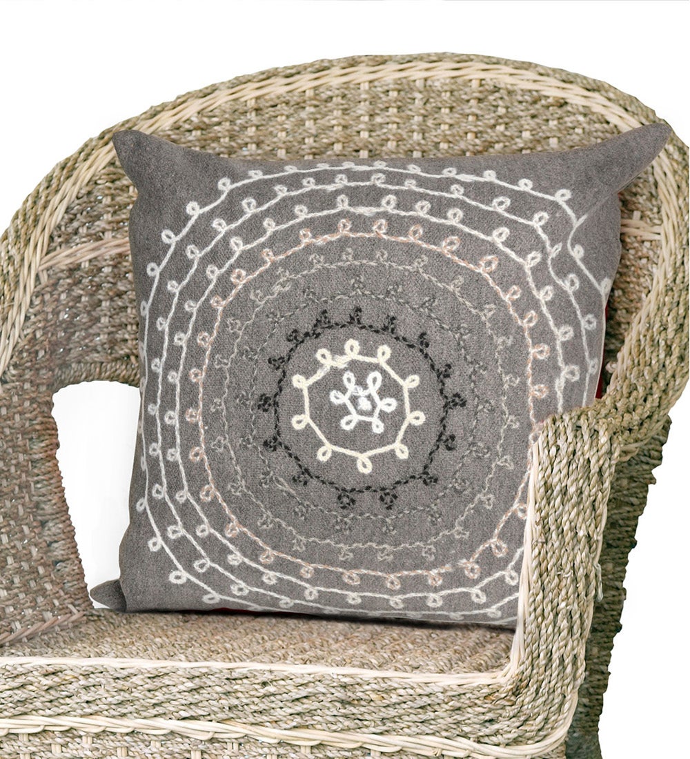 Ombre Threads Indoor/Outdoor Pillow, 20"Sq.