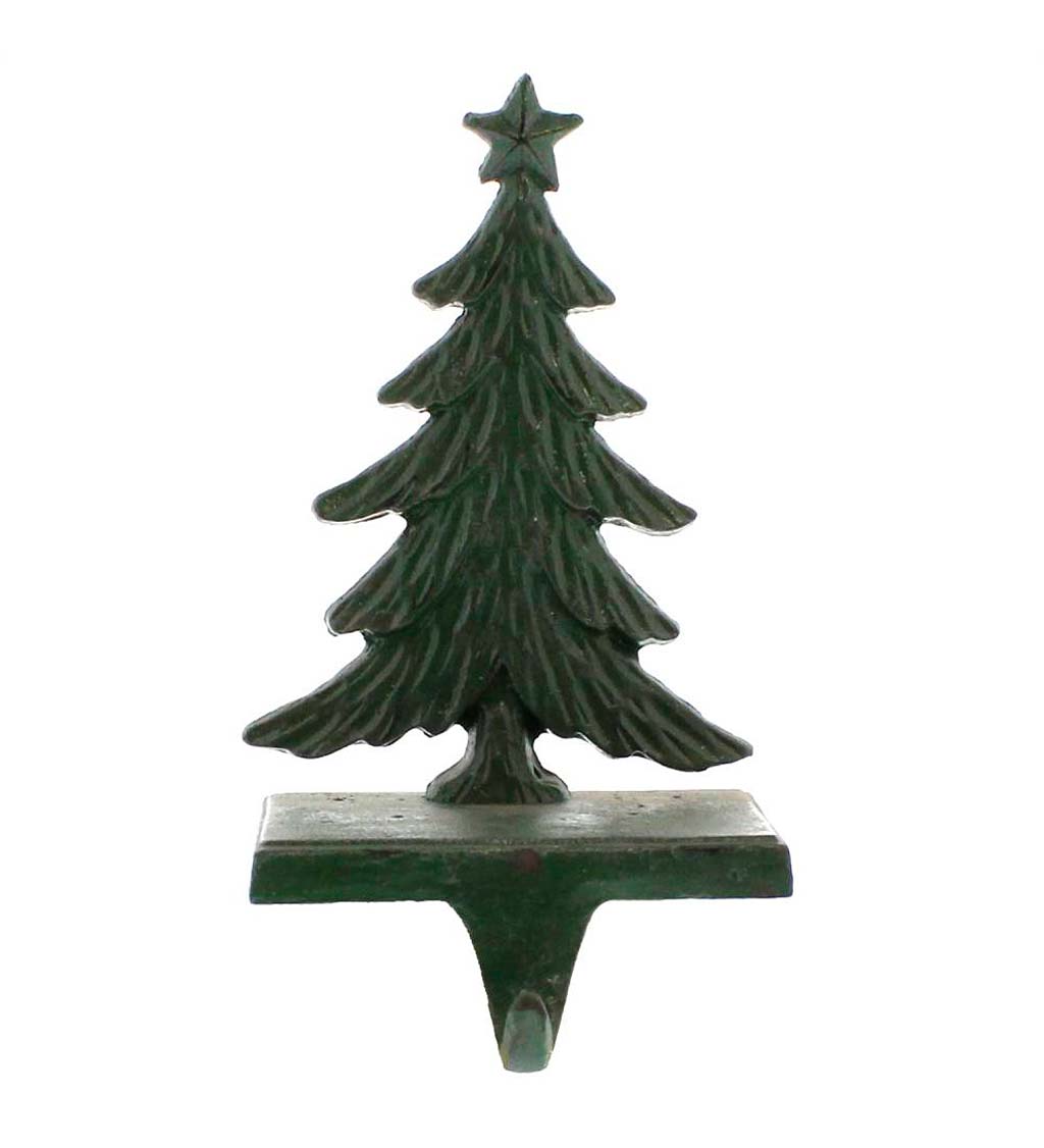 Cast Iron Christmas Tree Stocking Holder