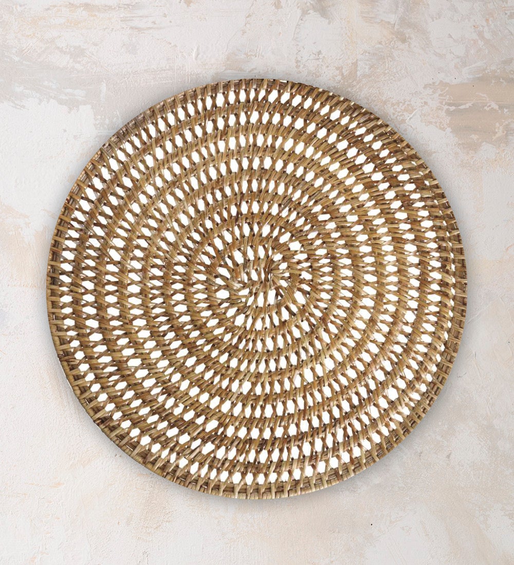 Liana Round Rattan Placemat