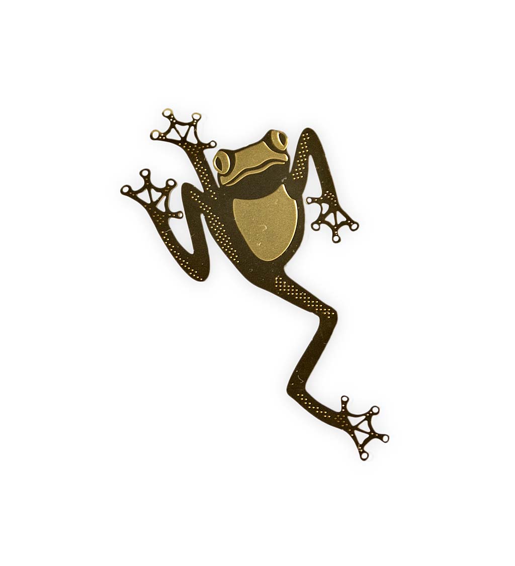Brass Plant Pals Hanging Animals - Frog | VivaTerra