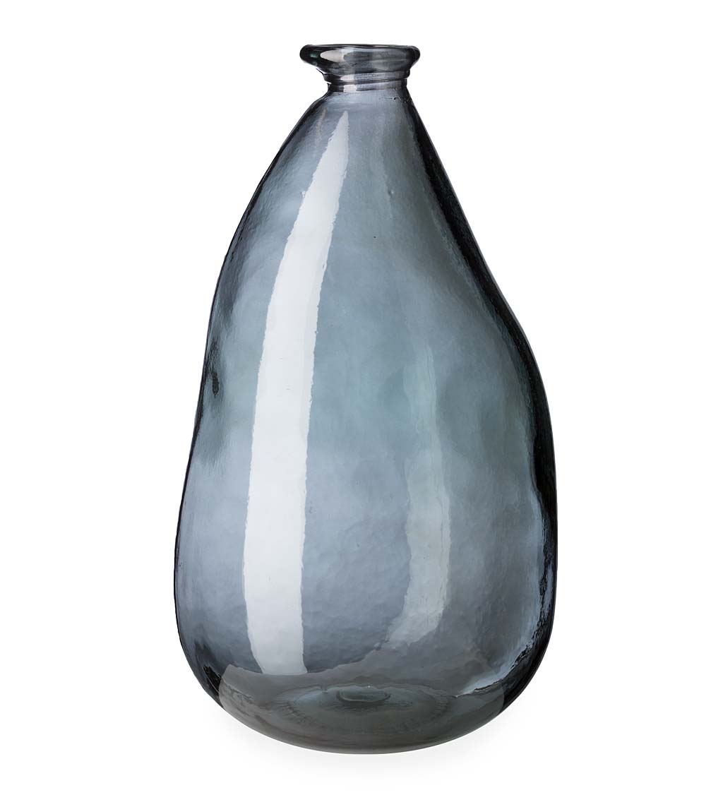 Oblong Recycled Glass Balloon Vase, 14" swatch image