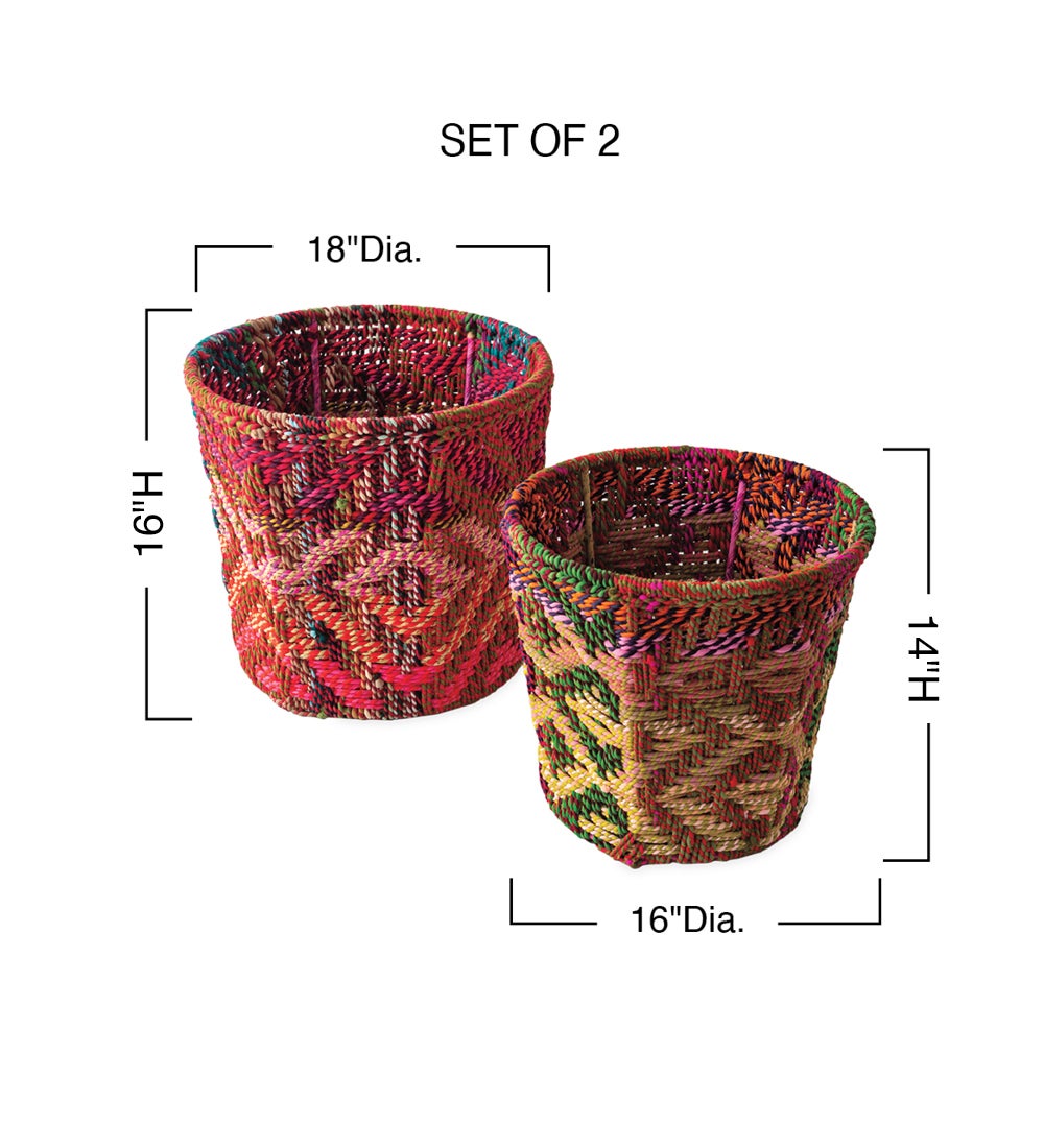 Chindi Baskets, Set of 2