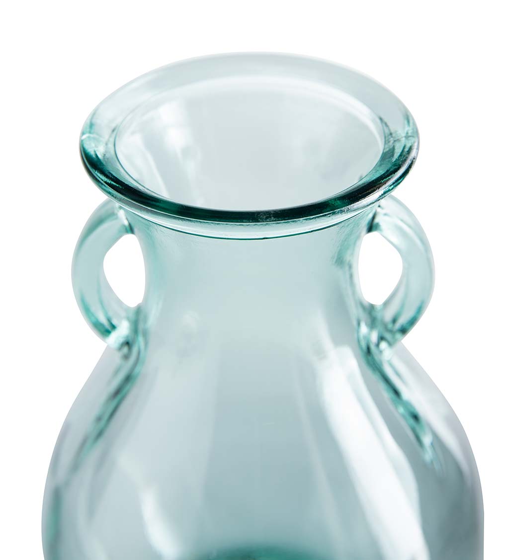 Recycled Glass Pitcher Vase