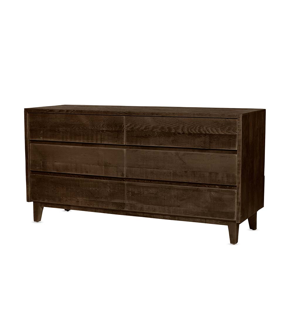 Vintage Fir Modern Century Reclaimed Wood 6 Drawer Dresser swatch image