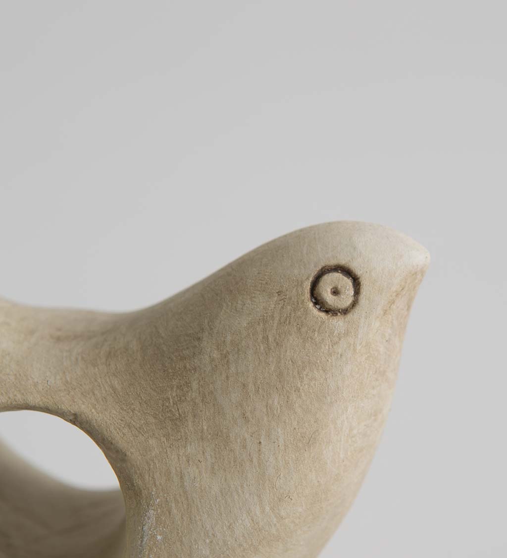 Ceramic Finch Napkin Rings