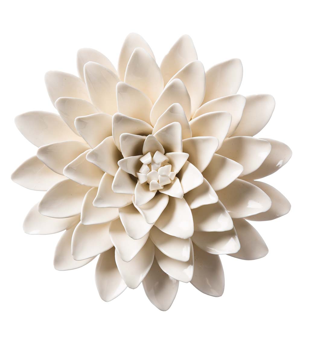 Ceramic Wall Flowers, 8" swatch image