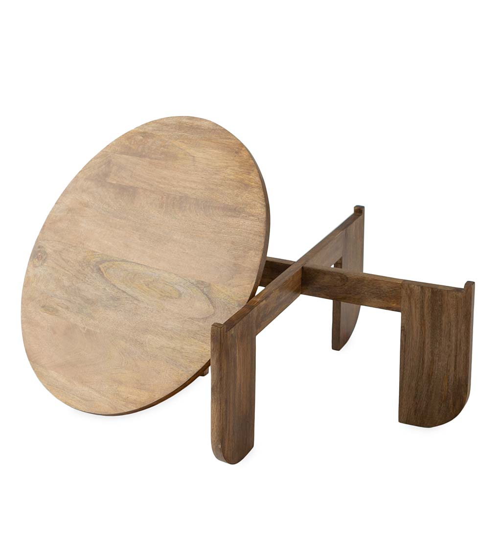 Mango Wood Modern Coffee Table