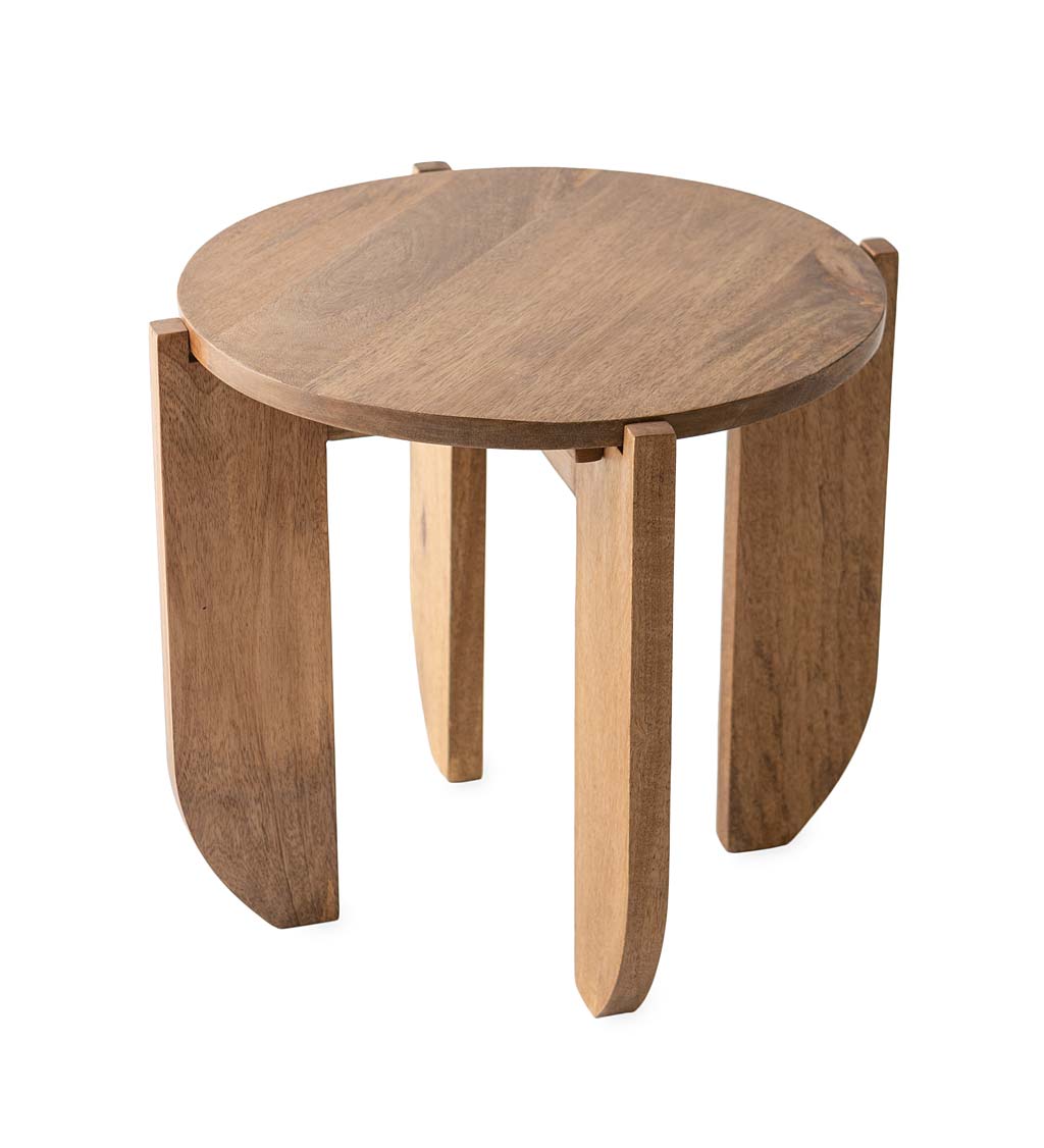 Mango Wood Modern Table Collection