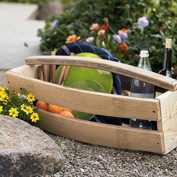 Wine Barrel Basket