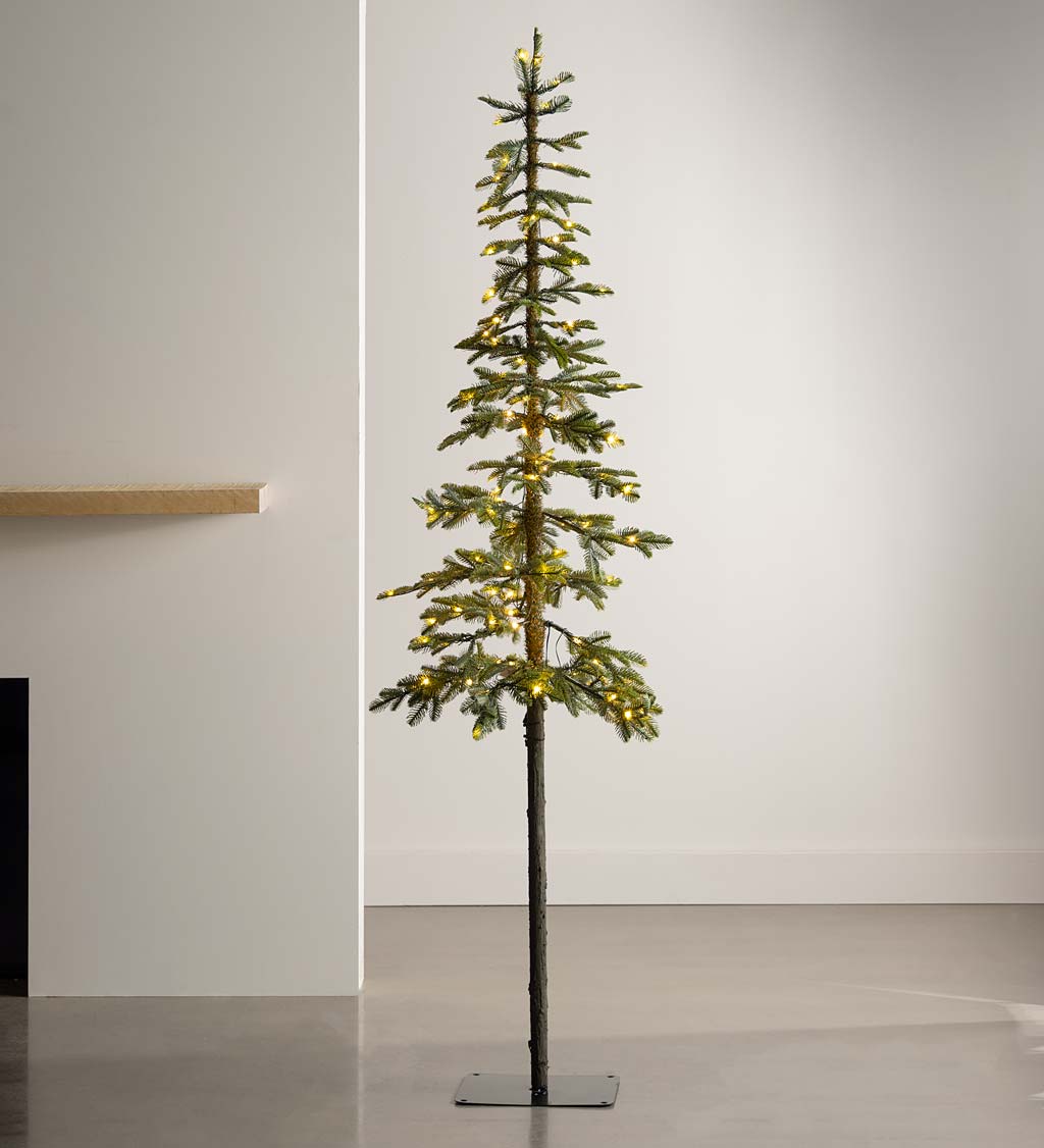Indoor/ Outdoor Twinkle Lighted Alpine Tree, 7'