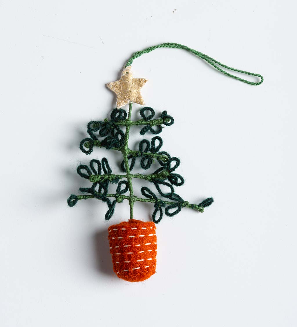 Wool Felt Plant Ornament