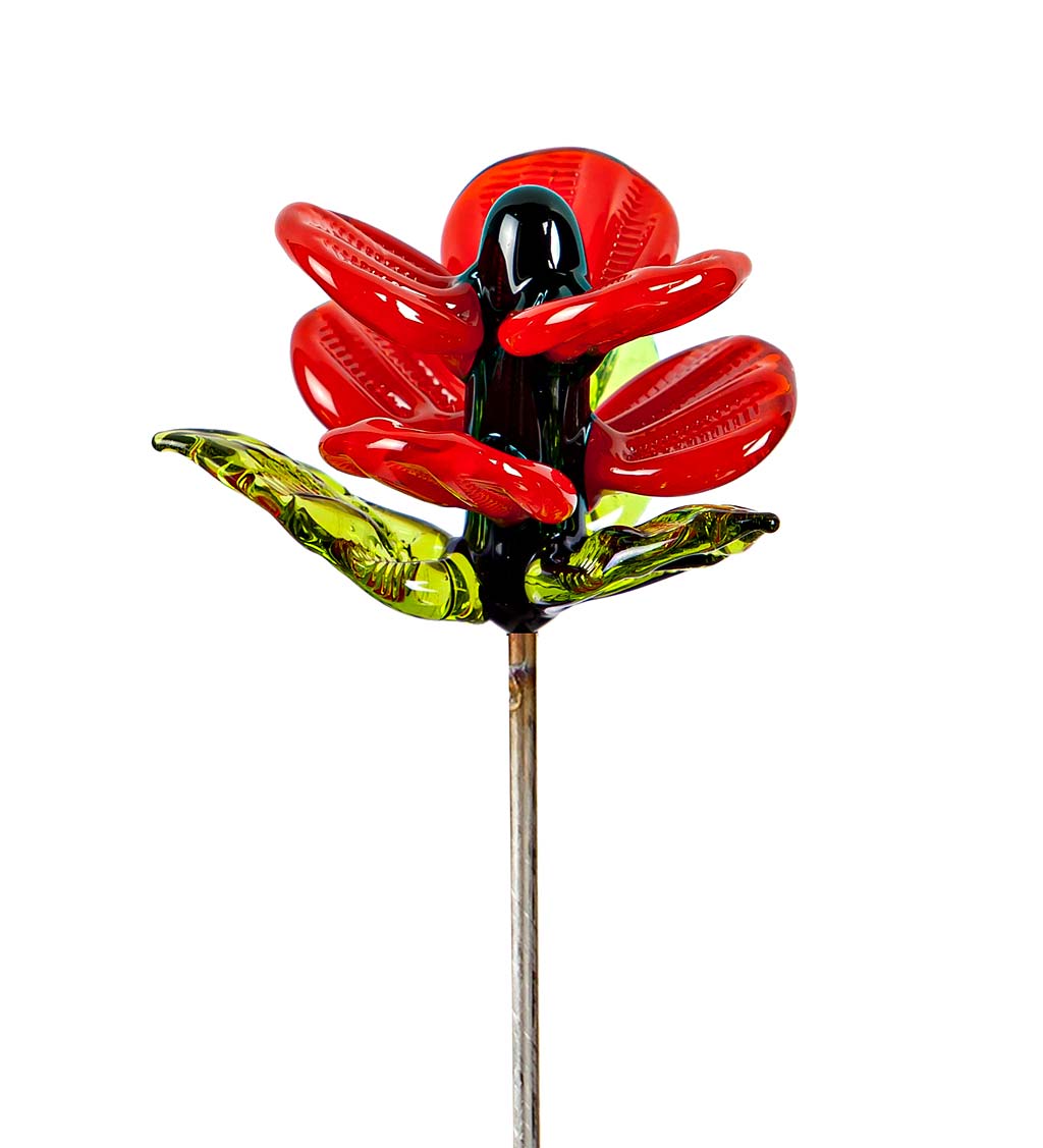 Glass Insect Plant Pick, Set of 6
