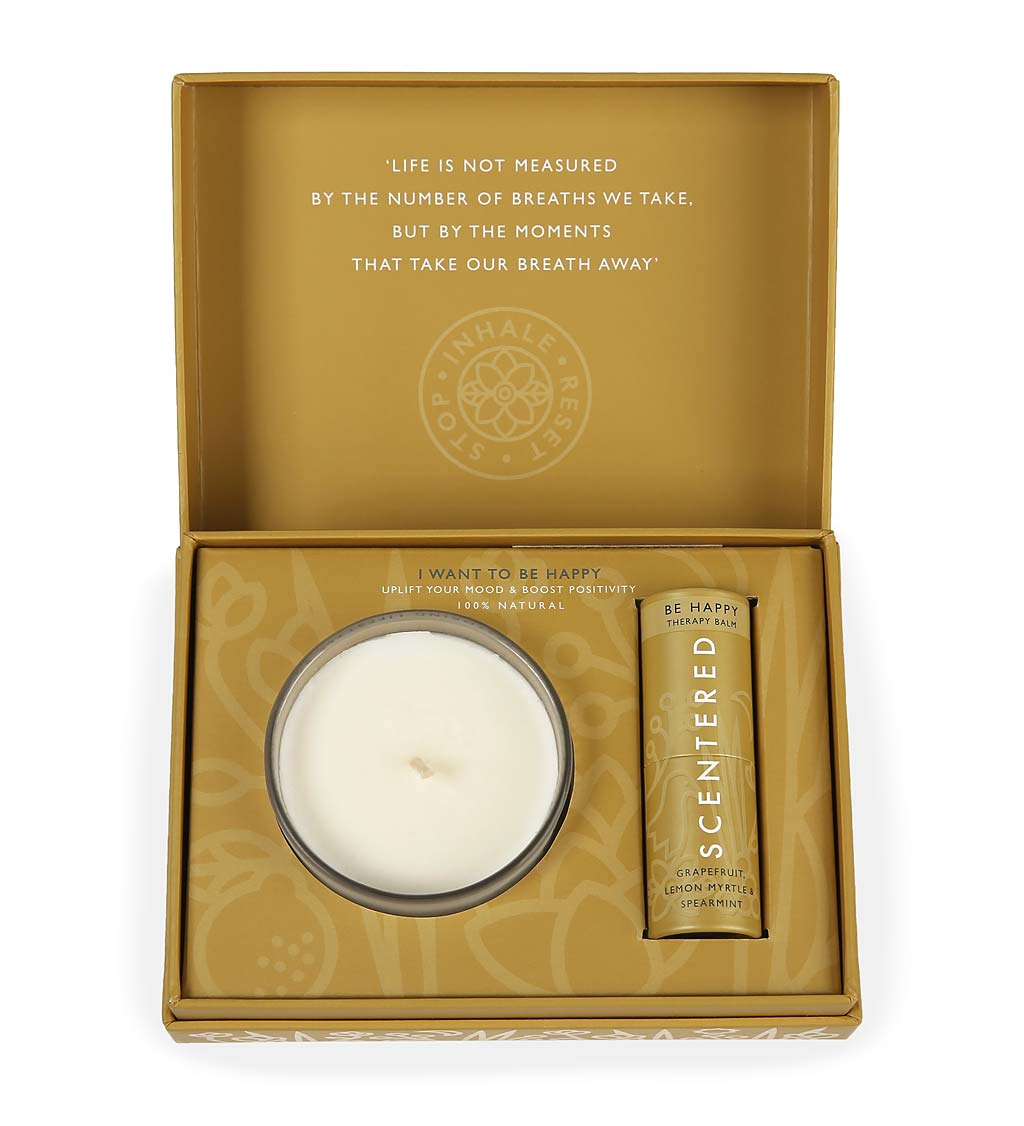 Aromatherapy Balm and Candle Gift Set