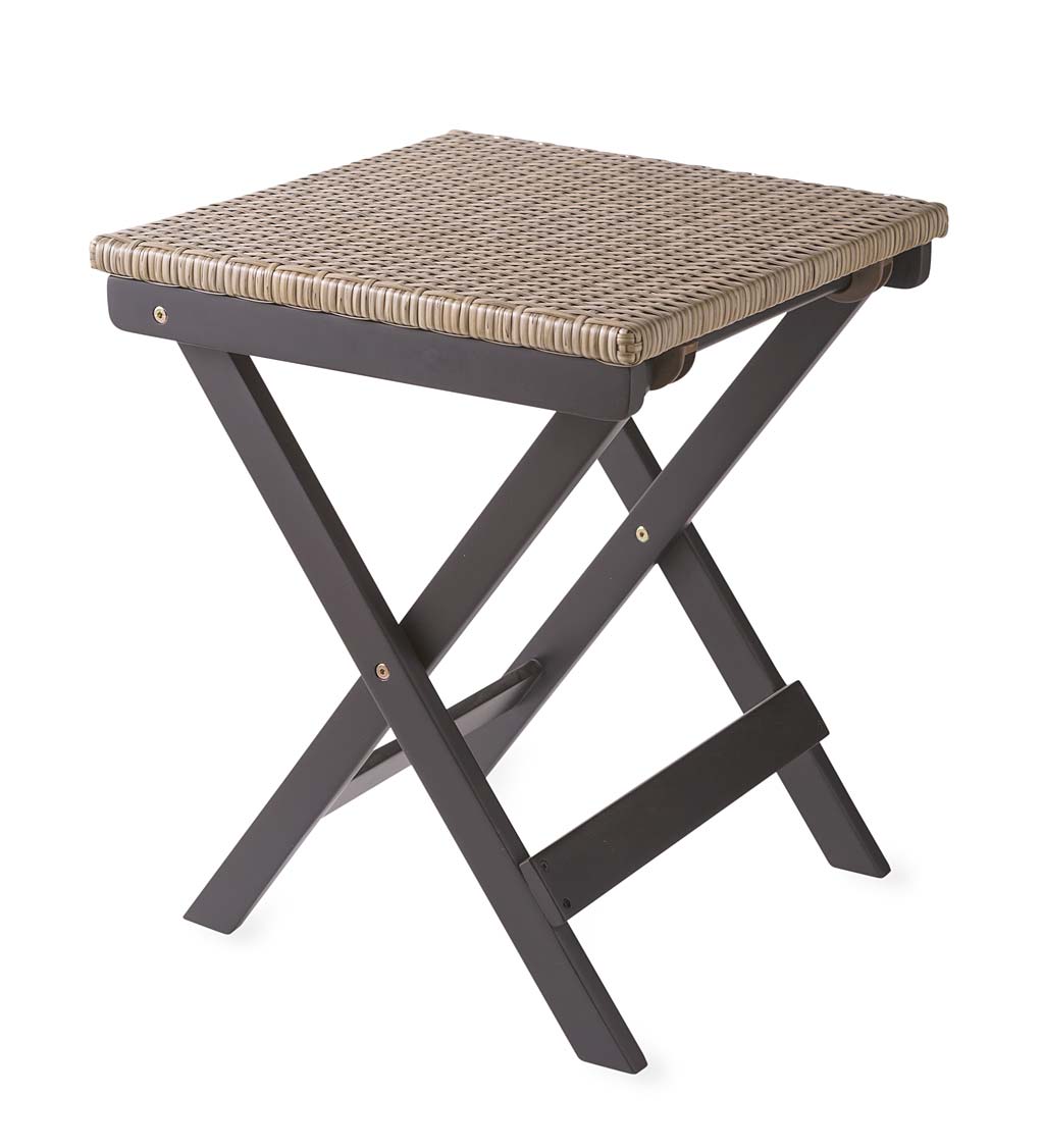 Eucalyptus Outdoor Furniture, Chair & Ottoman, 5-Piece Set
