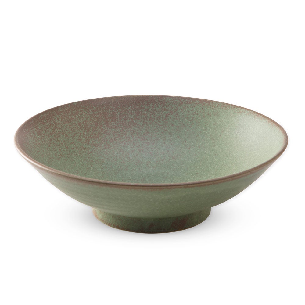 Terra Green Stone Serving Bowl
