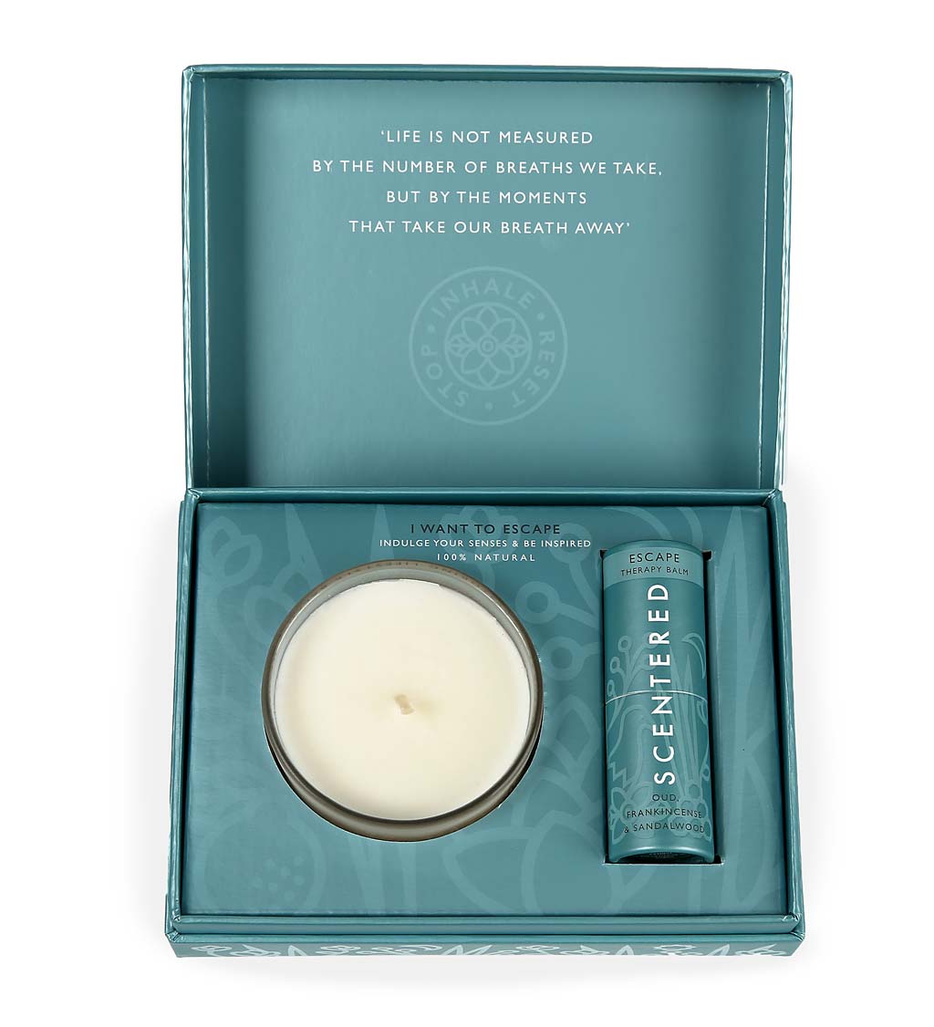 Aromatherapy Balm and Candle Gift Set swatch image