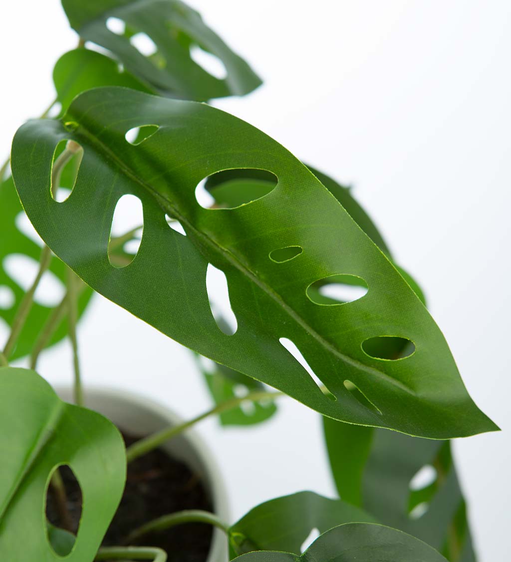 Faux Monstera Artificial Potted Plant