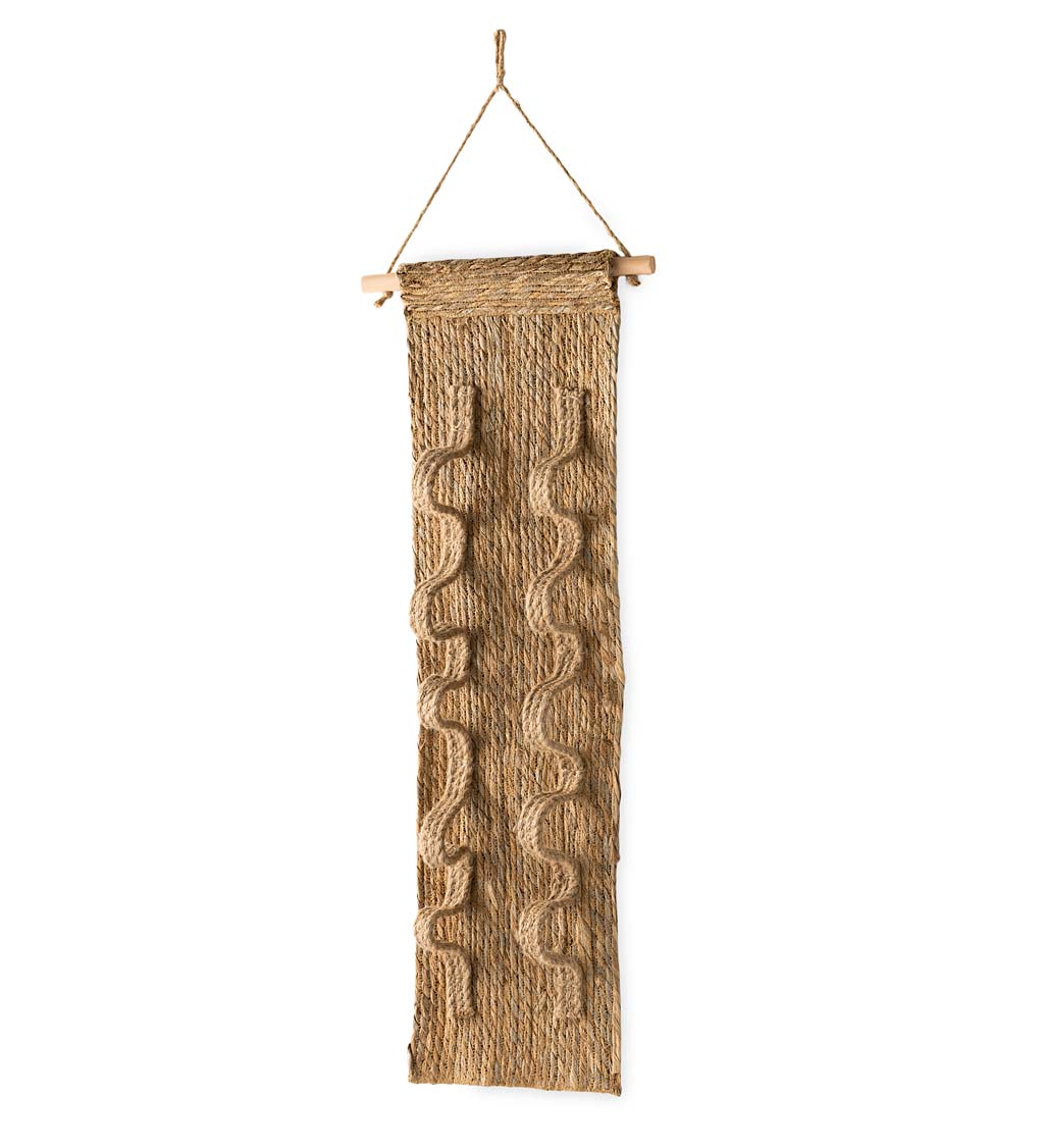 Woven Wall Wine Holder