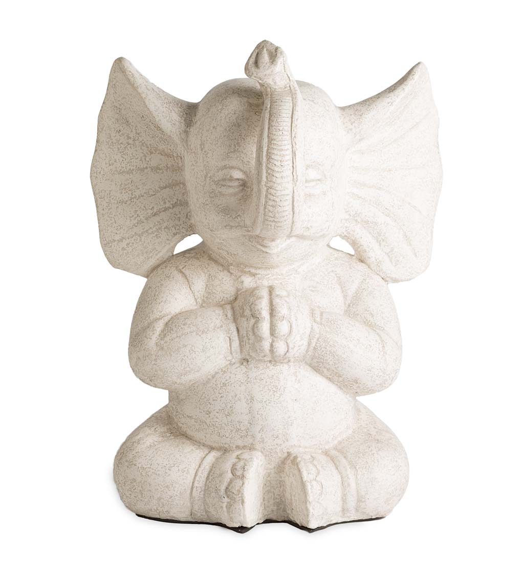 Meditating Elephant Buddha Statue