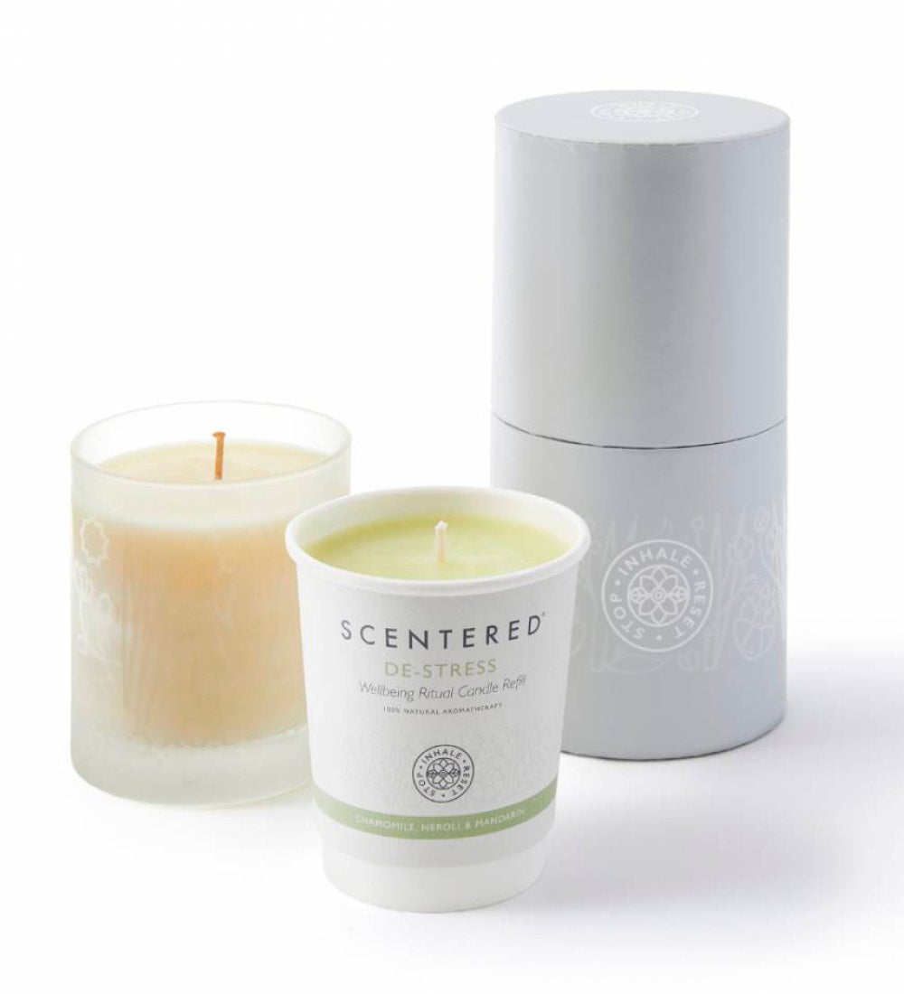 Aromatherapy Wellbeing Ritual Candle and Refill