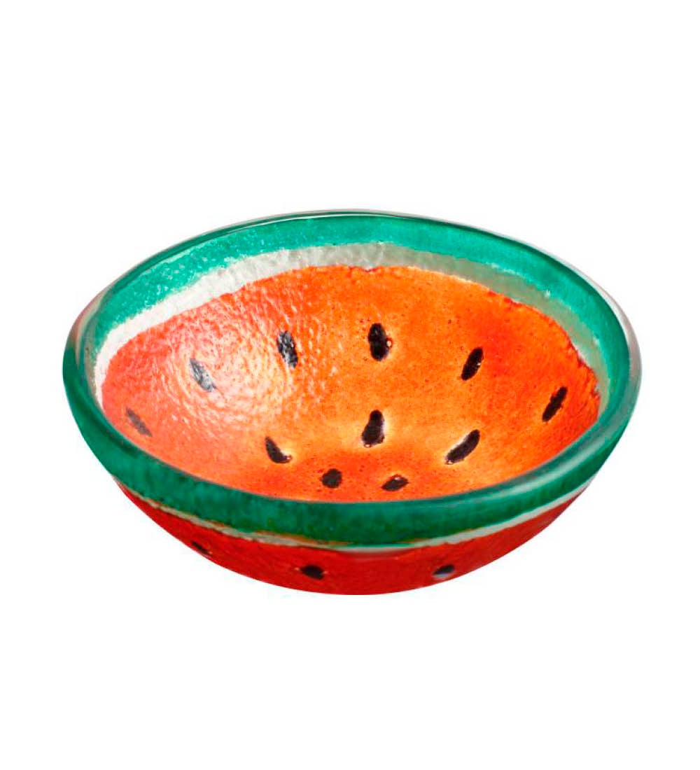 Painted Glass Fruit Serving Bowl swatch image
