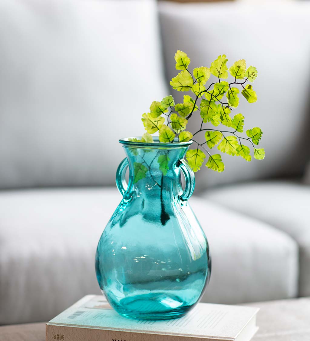 Recycled Glass Pitcher Vase