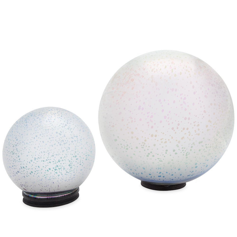 Set of 2 Mercury Glass Gazing Balls swatch image