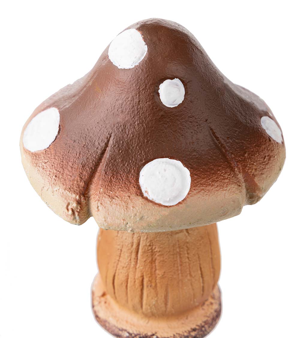 Iron Mushroom Hose Guides, Set of 3