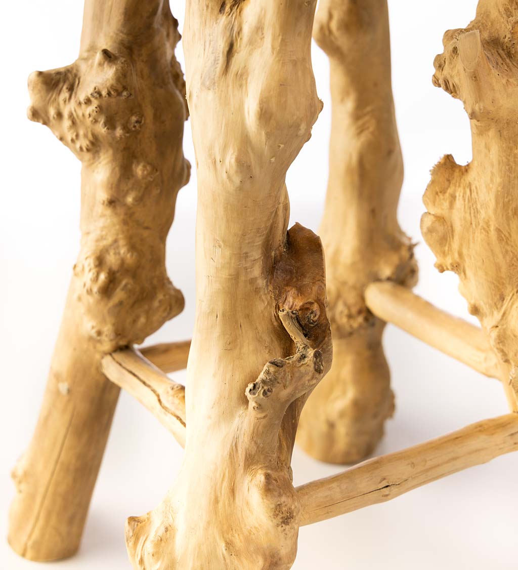 Handcrafted Coffee Root Stool