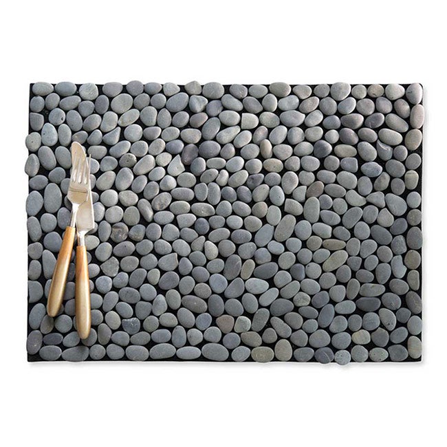 River Stone Placemats, Set of 4