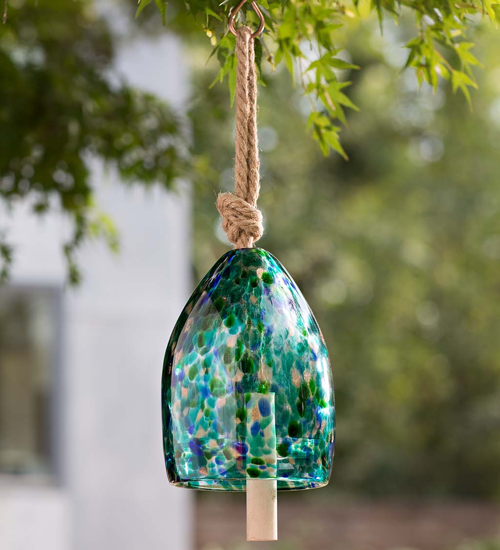 Glass Garden Bells