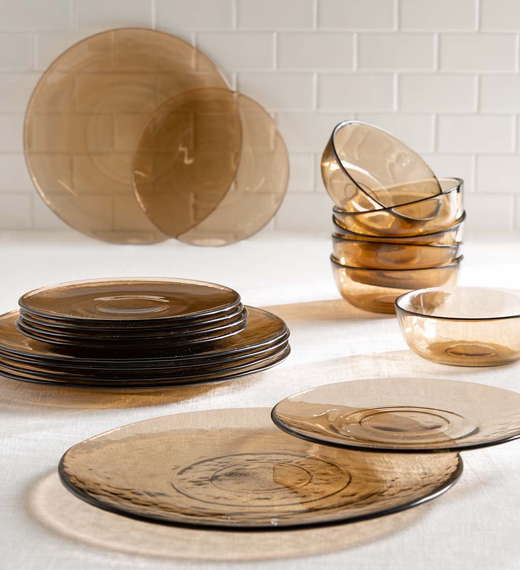 Recycled Glass Dinnerware Collection
