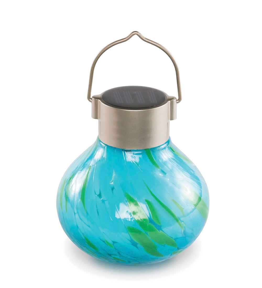 Hand-blown Glass Solar Tea Lantern swatch image