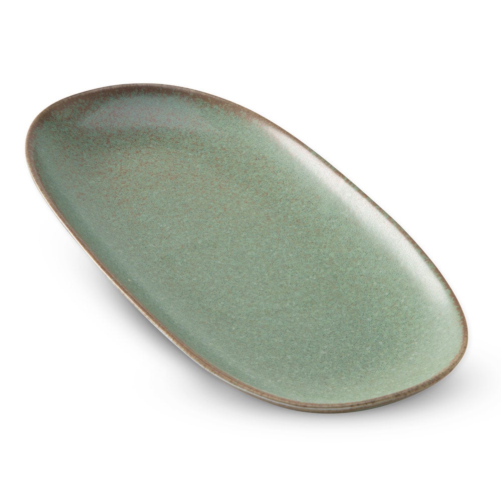 Terra Green Stone Serving Plate - Large