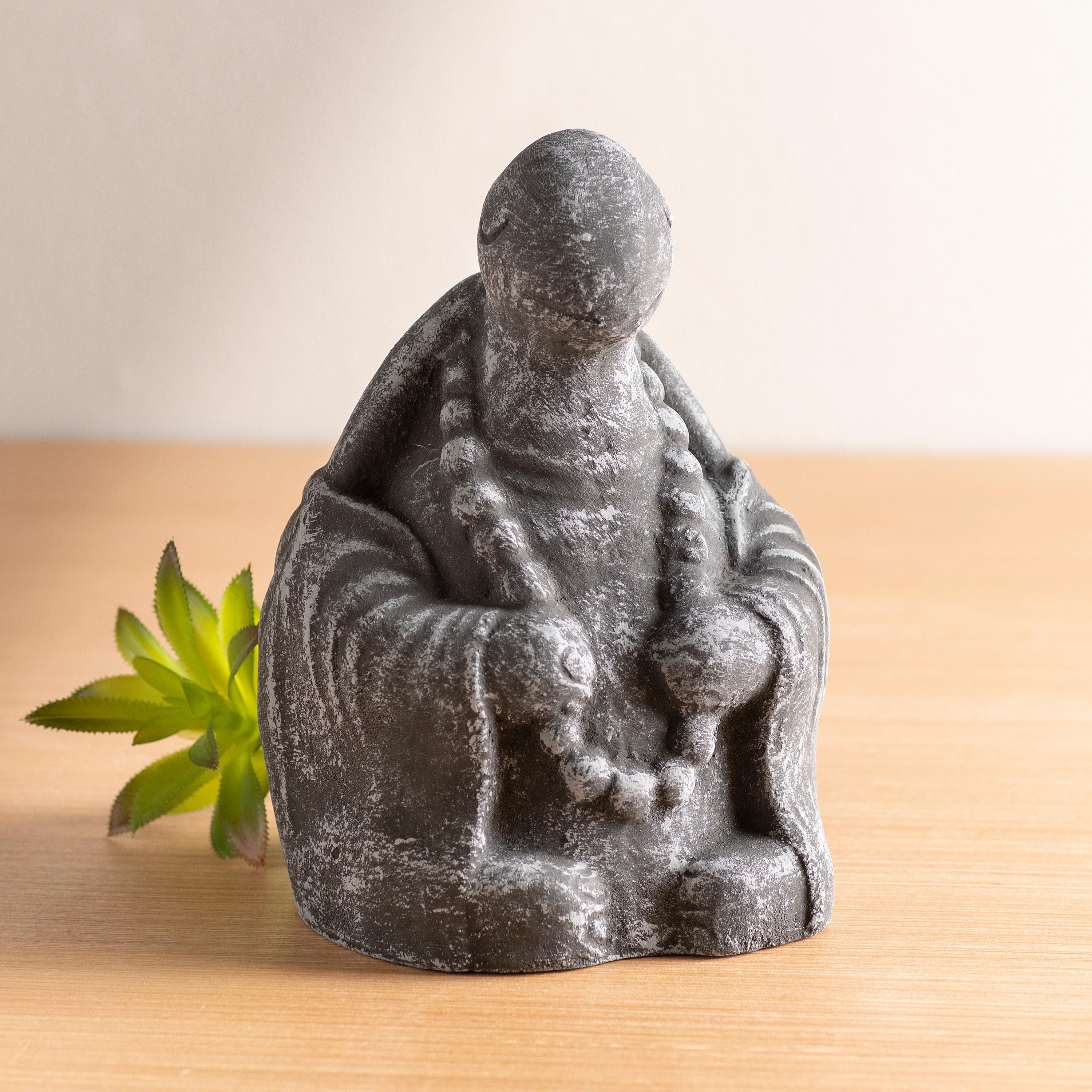 Volcanic Ash Meditating Turtle Statue