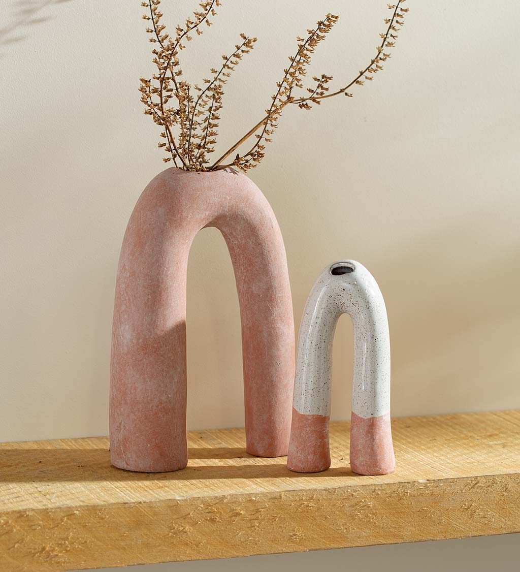 Terracotta Arched Vase Collection