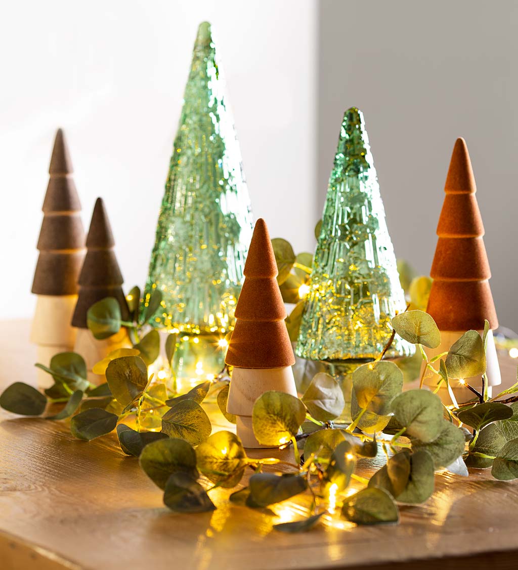 Recycled Glass Holiday Tree Collection