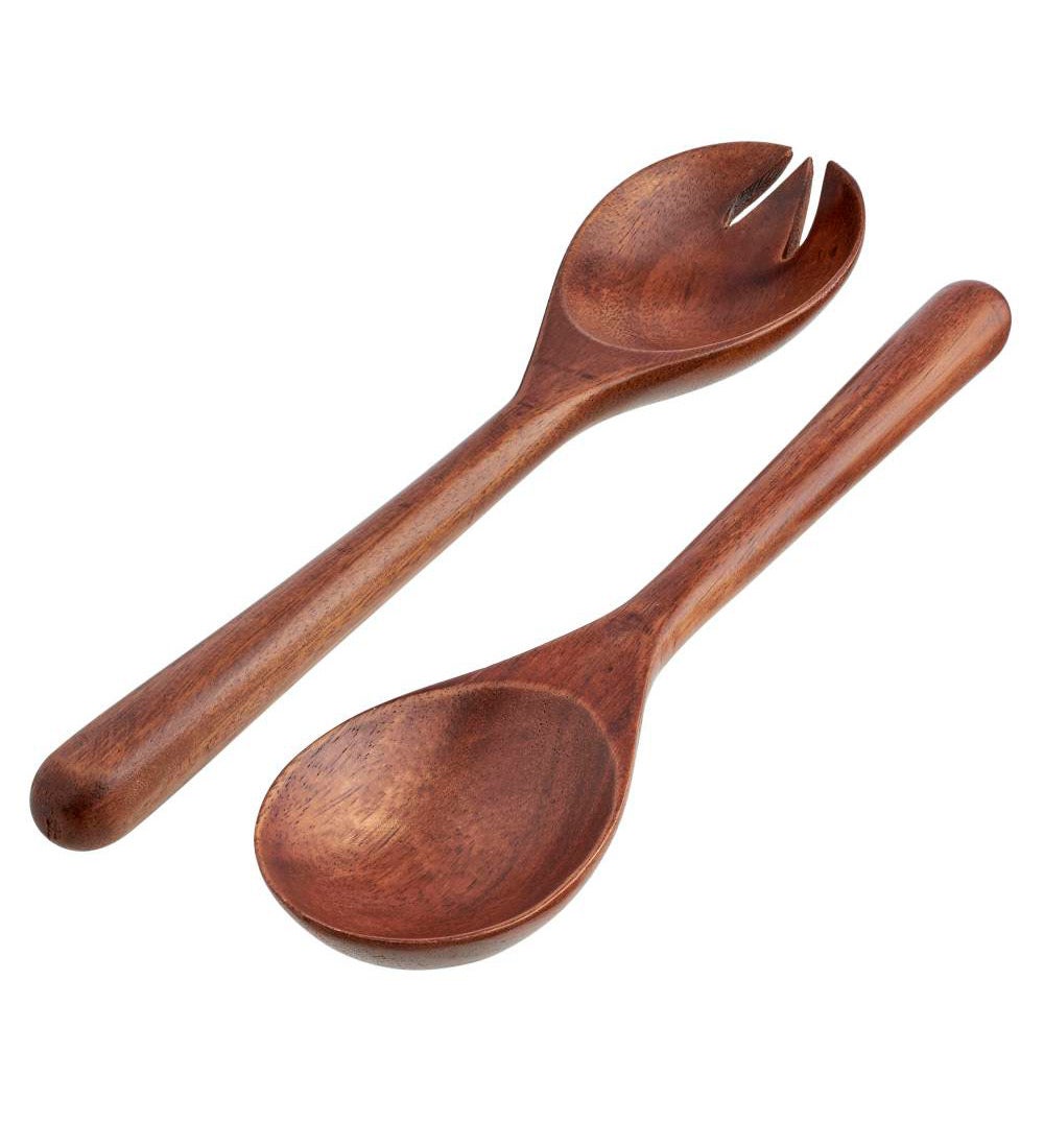 Suar Wood Serving Spoons