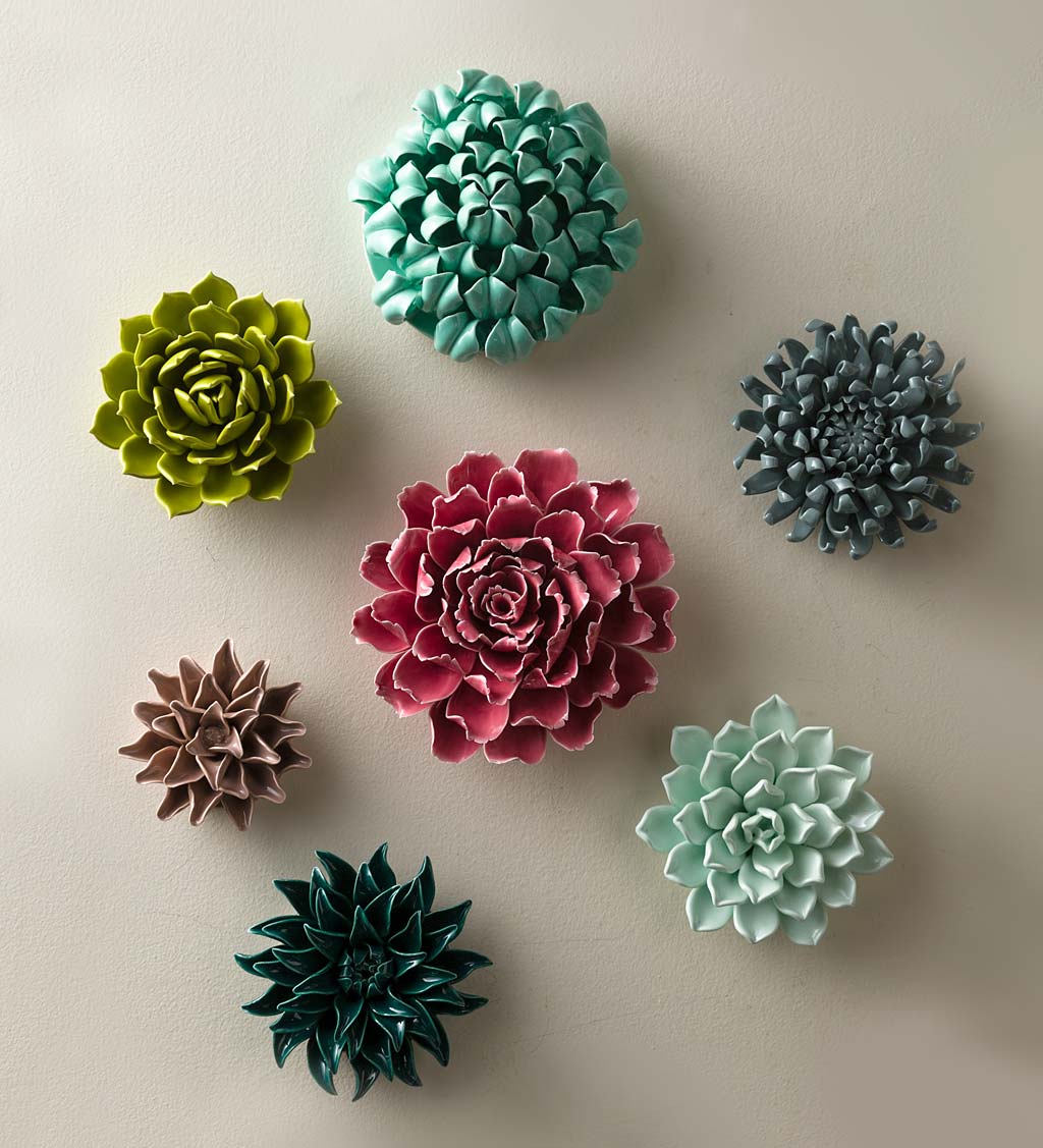 "Fresh" Collection Ceramic Flowers