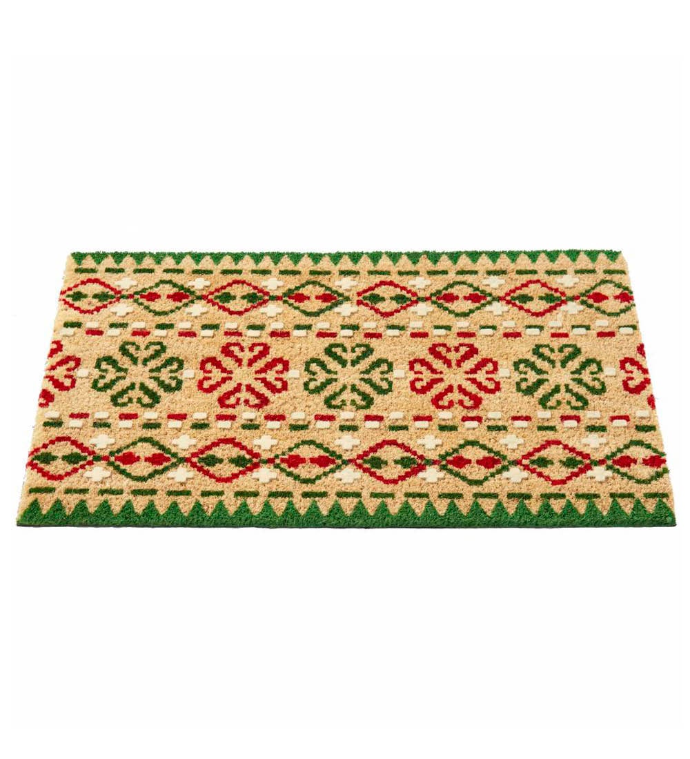 Nordic Holiday Coir Doormat