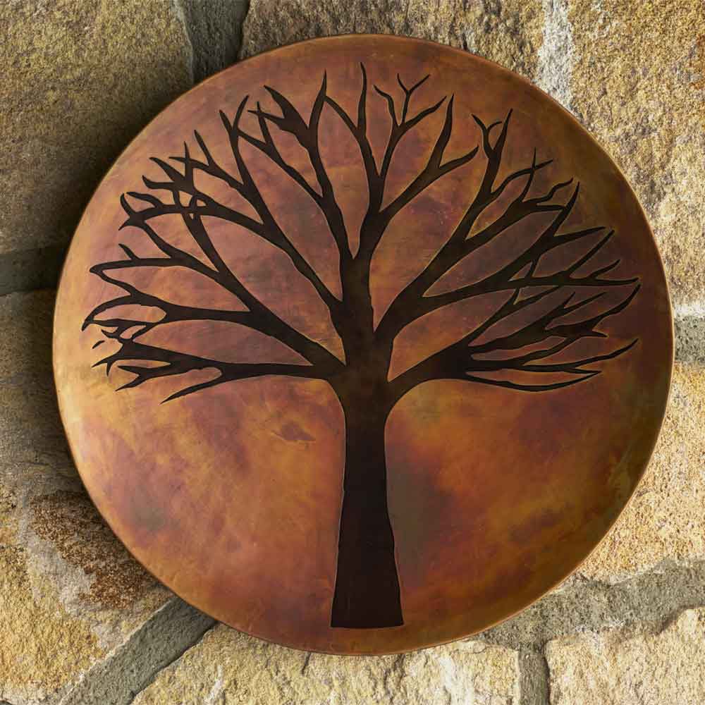 Copper Finish Tree of Life Wall Art