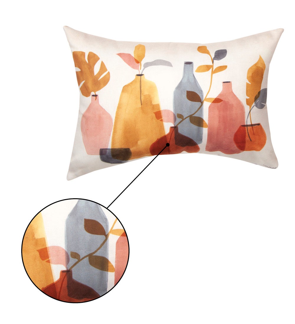 Terracotta Climaweave Reversible Indoor/ Outdoor Pillow