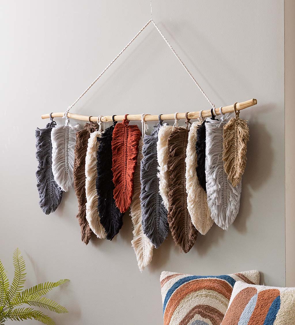 Natural Long Feather Hanging