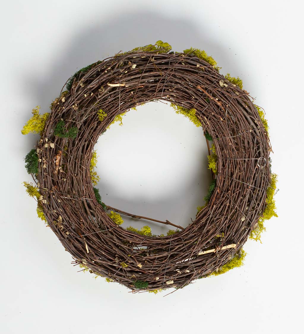 Zen Moss Wreath, 18"Dia.