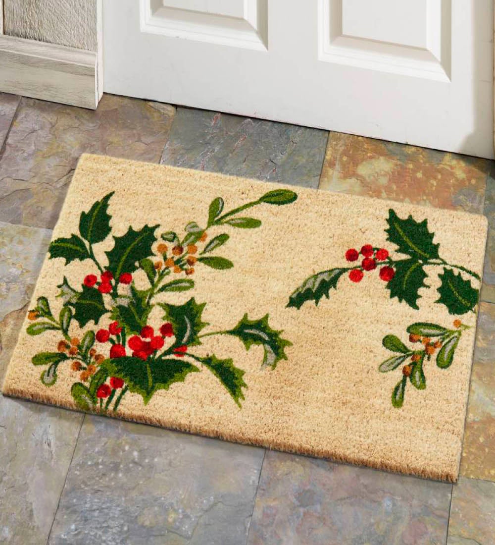 Mistletoe Coir Doormat