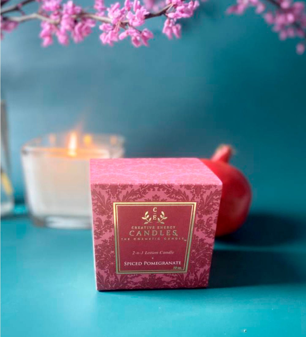 Spiced Pomegranate Soy Lotion Candle