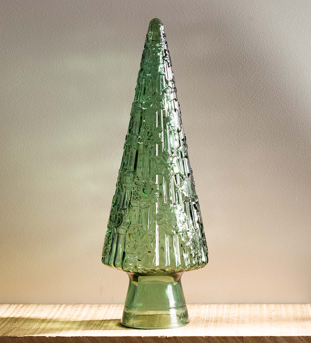 Recycled Glass Holiday Tree Collection