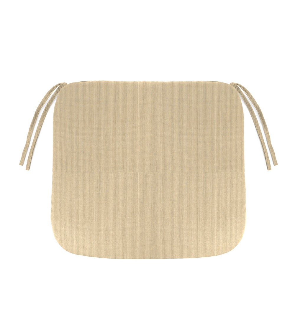 Sunbrella Chair Cushion with Ties, 19.5"x 19"x 3"